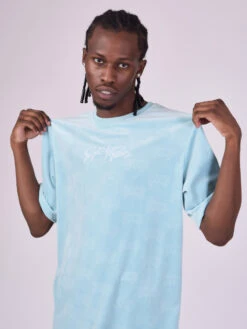 Tee-shirt En Velour Gaufré -Monsieur Chic Soldes Boutique 2210208 4