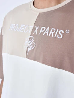 Tee-shirt Oversize Effet Color Block -Monsieur Chic Soldes Boutique 2210225 1