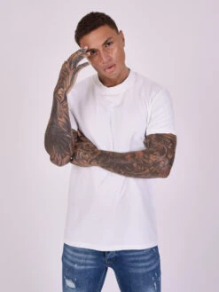 T-shirt With Technical Collar -Monsieur Chic Soldes Boutique 2210303 2