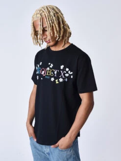 Tee Shirt Fleurit Brode -Monsieur Chic Soldes Boutique 2210308 1