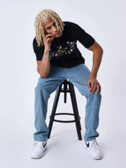 Tee Shirt Fleurit Brode -Monsieur Chic Soldes Boutique 2210308 3