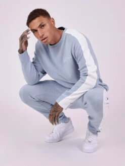 Sweat Col Rond En Maille Avec Bande Sur Le Côté 13 Sweat Col Rond En Maille Avec Bande Sur Le Côté -Monsieur Chic Soldes Boutique 2220137 5