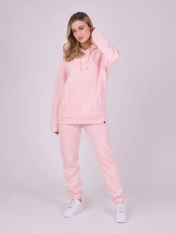 Sweat à Capuche Soft Avec Broderie Logo All Over -Monsieur Chic Soldes Boutique 2220138 10