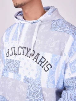 Sweat à Capuche Avec Motif "bandana" -Monsieur Chic Soldes Boutique 2220140 2