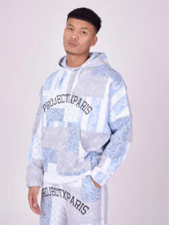 Sweat à Capuche Avec Motif "bandana" -Monsieur Chic Soldes Boutique 2220140 3