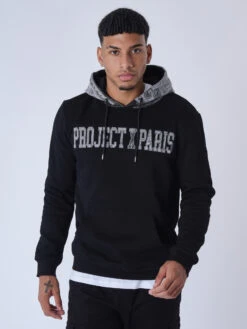 Sweat à Capuche Motif Bandana -Monsieur Chic Soldes Boutique 2220143 4