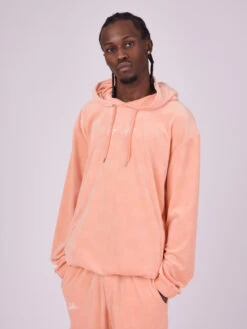 Sweat à Capuche En Velour Gaufré -Monsieur Chic Soldes Boutique 2220145 3