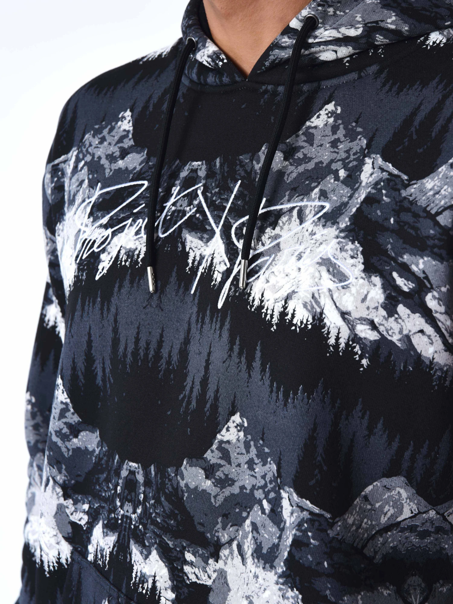 Sweat à Capuche Oversize A Motif Paysage 6 Sweat à Capuche Oversize A Motif Paysage – Image 4