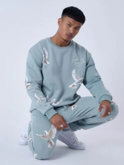 Sweatshirt Loose à Motif Colombes 10 Sweatshirt Loose à Motif Colombes -Monsieur Chic Soldes Boutique 2220174 2