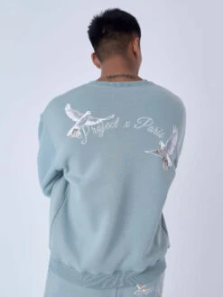 Sweatshirt Loose à Motif Colombes 11 Sweatshirt Loose à Motif Colombes -Monsieur Chic Soldes Boutique 2220174 3