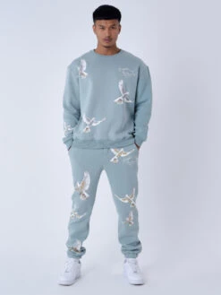 Sweatshirt Loose à Motif Colombes 12 Sweatshirt Loose à Motif Colombes -Monsieur Chic Soldes Boutique 2220174 4