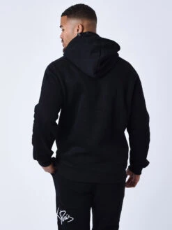 Sweat Col Roulé à Capuche En Maille -Monsieur Chic Soldes Boutique 2220178 2