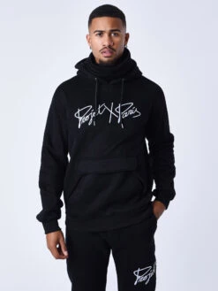 Sweat Col Roulé à Capuche En Maille -Monsieur Chic Soldes Boutique 2220178 5