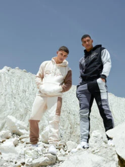 Bas De Jogging Tricolore -Monsieur Chic Soldes Boutique 2240165 2