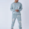 Bas De Jogging Loose à Motif Colombes -Monsieur Chic Soldes Boutique 2240174