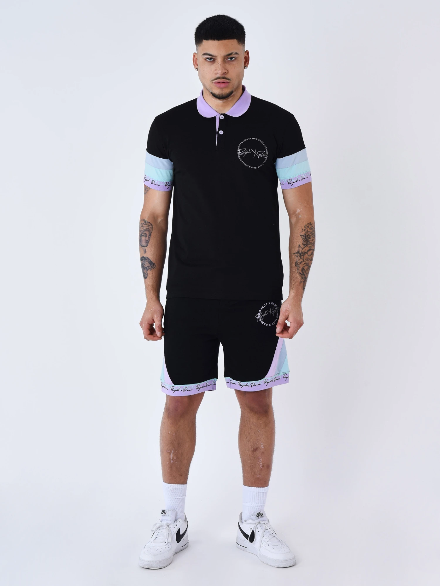 Polo Bande Colorée 3 Polo Bande Colorée