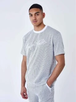 Tee Shirt Seersucker 16 Tee Shirt Seersucker -Monsieur Chic Soldes Boutique 2310031 6