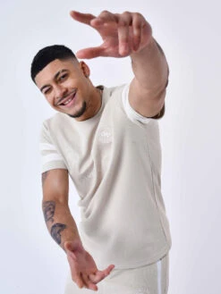 Tee-shirt Bande Cousu -Monsieur Chic Soldes Boutique 2310037 2