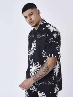 Chemise All Over Esquisse Fleurie