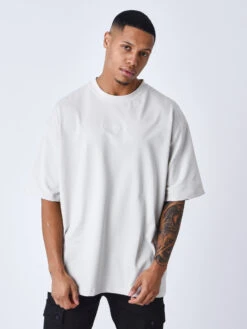 Tee-shirt Broderie Signature Project X Paris -Monsieur Chic Soldes Boutique 2310045 4