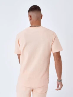 Tee-shirt Uni Texturé -Monsieur Chic Soldes Boutique 2310049 5