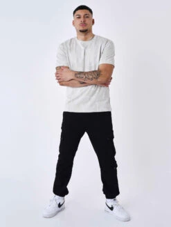 Tee-shirt Motif Liquid Marble -Monsieur Chic Soldes Boutique 2310054 3