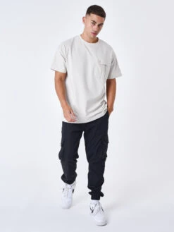 Tee Shirt à Poche Contrasté -Monsieur Chic Soldes Boutique 2310060 4