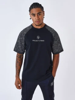 Tee Shirt Ă Manches All Over Labyrinthe