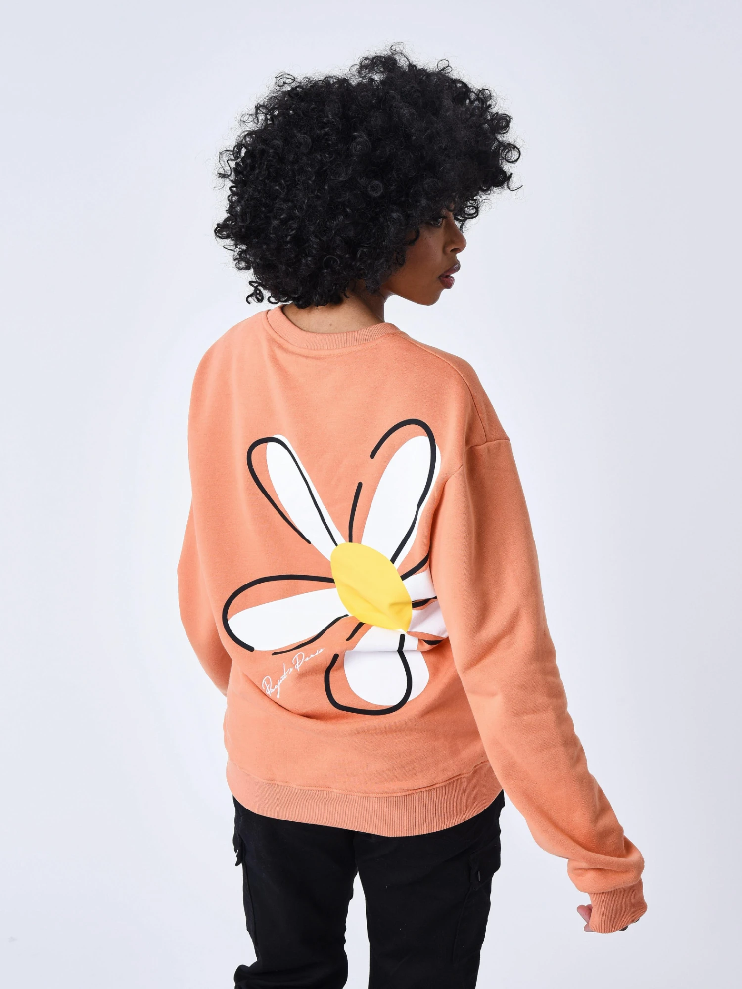 Sweat Col Rond Fleurs 4 Sweat Col Rond Fleurs – Image 2