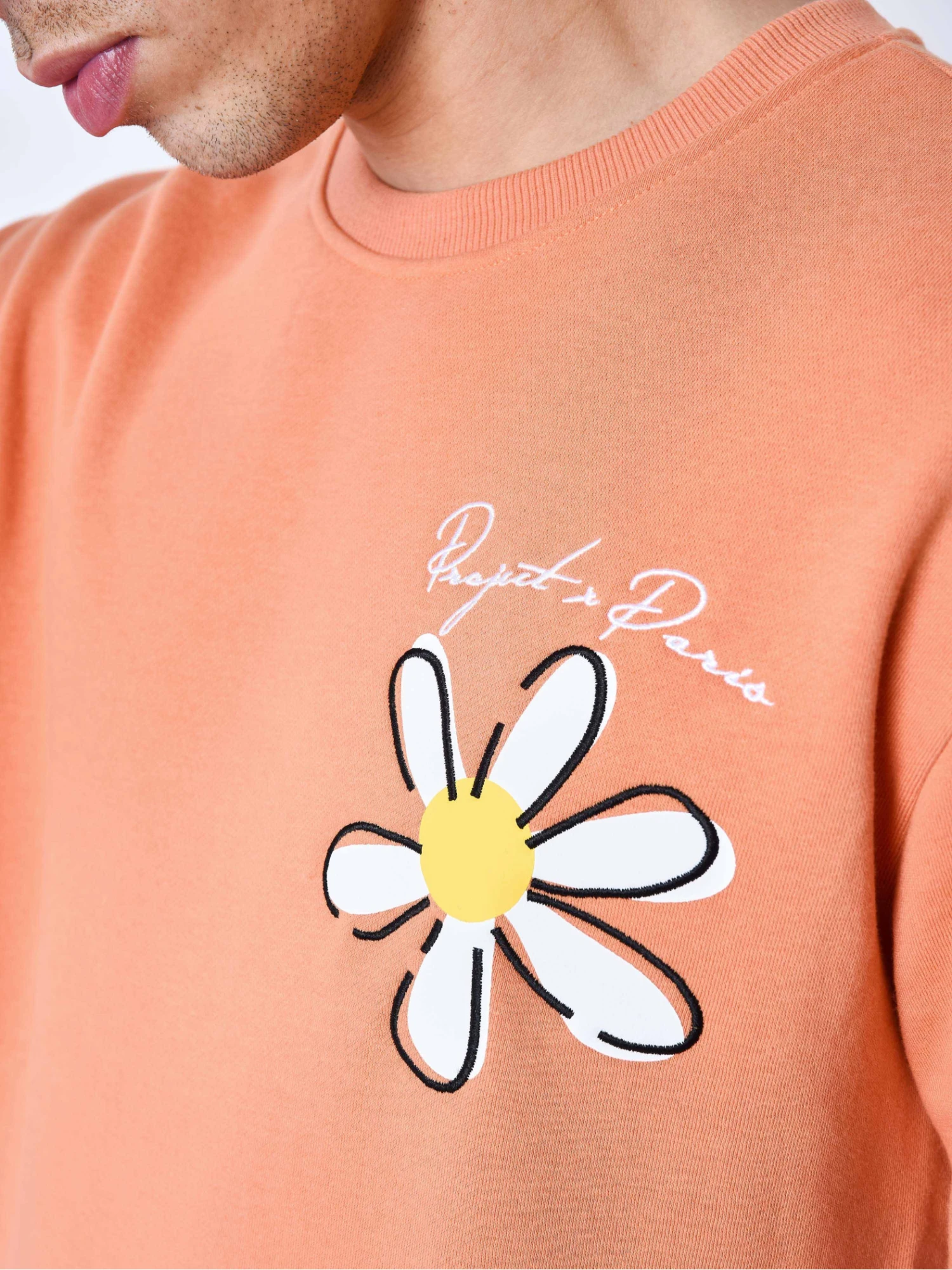 Sweat Col Rond Fleurs 5 Sweat Col Rond Fleurs – Image 3