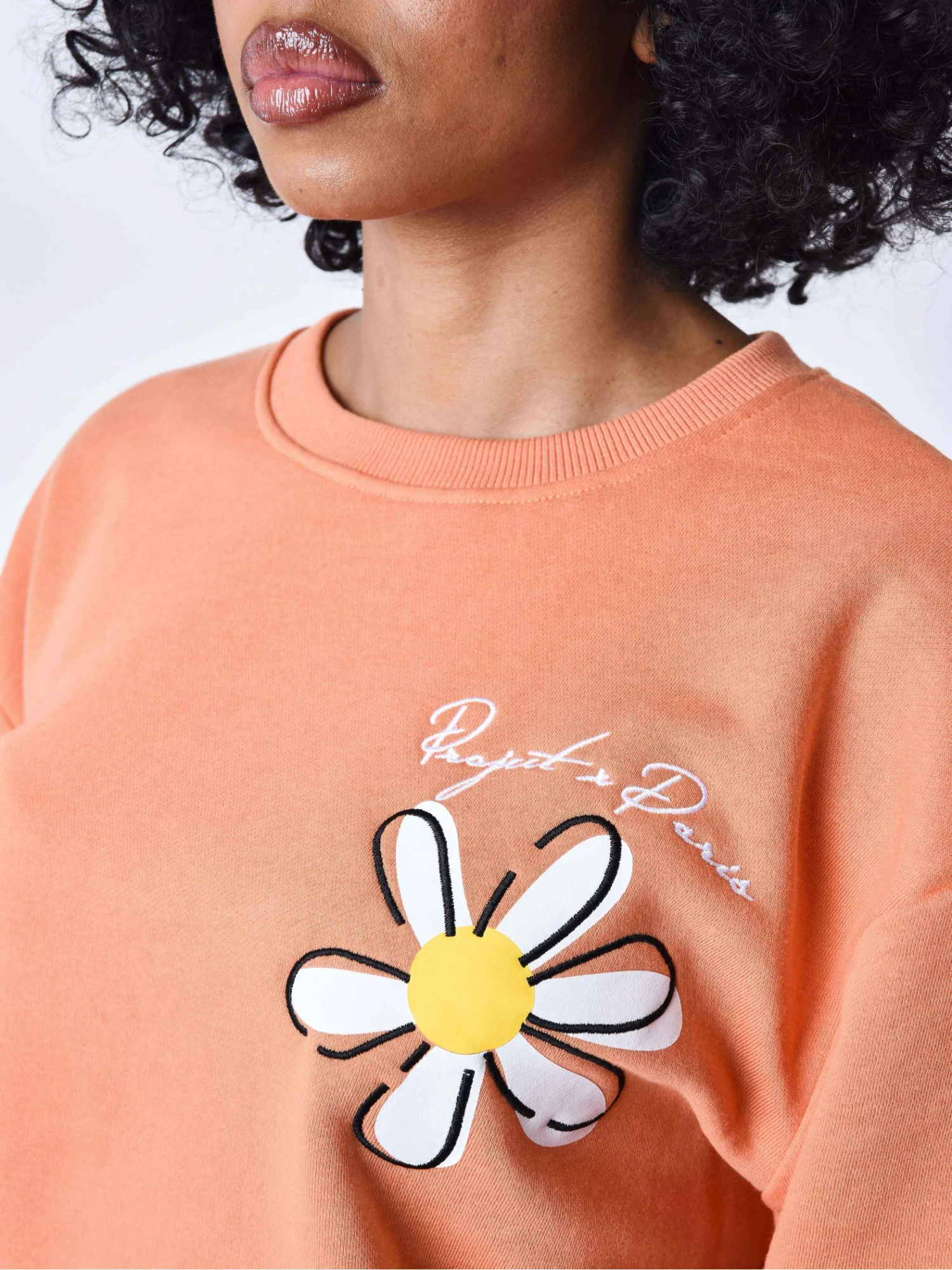 Sweat Col Rond Fleurs 7 Sweat Col Rond Fleurs – Image 5