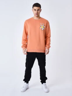Sweat Col Rond Fleurs 18 Sweat Col Rond Fleurs -Monsieur Chic Soldes Boutique 2322004 6