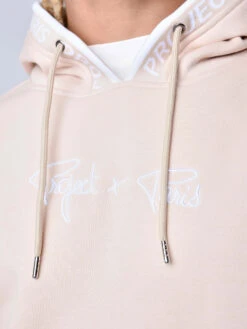 Sweat à Capuche Bord Tricoter Logoté -Monsieur Chic Soldes Boutique 2322006 3