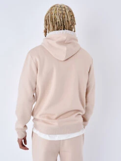 Sweat à Capuche Bord Tricoter Logoté -Monsieur Chic Soldes Boutique 2322006 5