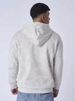 Sweat à Capuche Motif Liquid Marble -Monsieur Chic Soldes Boutique 2322008 1