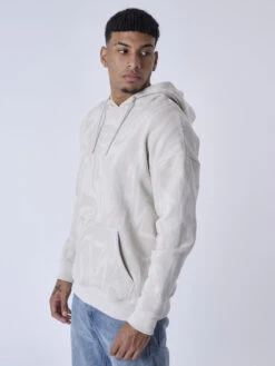 Sweat à Capuche Motif Liquid Marble -Monsieur Chic Soldes Boutique 2322008 2