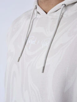 Sweat à Capuche Motif Liquid Marble -Monsieur Chic Soldes Boutique 2322008 3