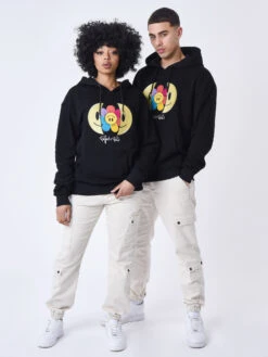 Sweat à Capuche Broderie Avec Smiley Sourire 15 Sweat à Capuche Broderie Avec Smiley Sourire -Monsieur Chic Soldes Boutique 2322019 3