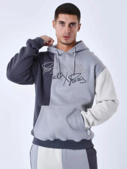 Sweat à Capuche Tricolore -Monsieur Chic Soldes Boutique 2322022 2