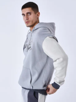 Sweat à Capuche Tricolore -Monsieur Chic Soldes Boutique 2322022 3