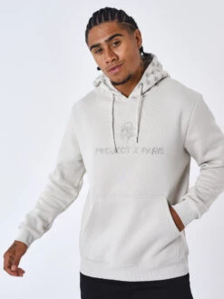 Sweat à Capuche Detail Monogramme All Over -Monsieur Chic Soldes Boutique 2322033 1