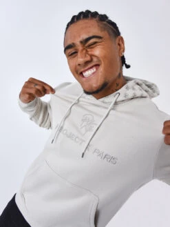 Sweat à Capuche Detail Monogramme All Over -Monsieur Chic Soldes Boutique 2322033 2