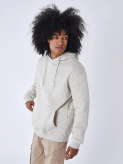 Sweat à Capuche Matelasser Lettrage -Monsieur Chic Soldes Boutique 2322036 2