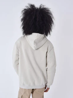 Sweat à Capuche Matelasser Lettrage -Monsieur Chic Soldes Boutique 2322036 4