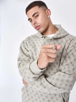 Sweat à Capuche All Over Monogramme -Monsieur Chic Soldes Boutique 2322047 3