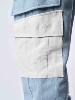 Pantalon De Jogging Bi-matière A Poches -Monsieur Chic Soldes Boutique 2344110 4