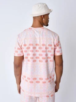 Tee Shirt Imprimé Streamer -Monsieur Chic Soldes Boutique 2410085 1