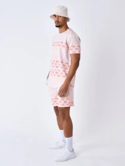 Tee Shirt Imprimé Streamer -Monsieur Chic Soldes Boutique 2410085 2