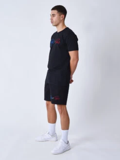 Tee Shirt Signature Tricolor -Monsieur Chic Soldes Boutique 2410101 3