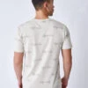 Tee-shirt Imprimé Signature All Over -Monsieur Chic Soldes Boutique 2410105